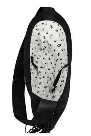 Cuddle Dog Carrier with Summer Liner in Black with White Summer Liner